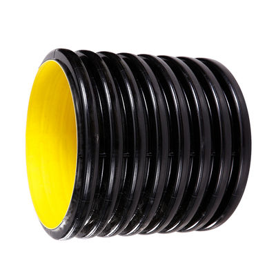 Tuyau ondulé ondulé souterrain du tuyau 300mm de ponceau de HDPE