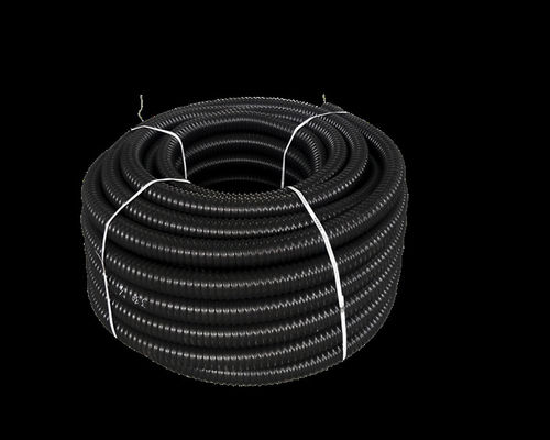 Tuyau flexible 20mm de drainage de HDPE de fibre de carbone 25mm à mur unique